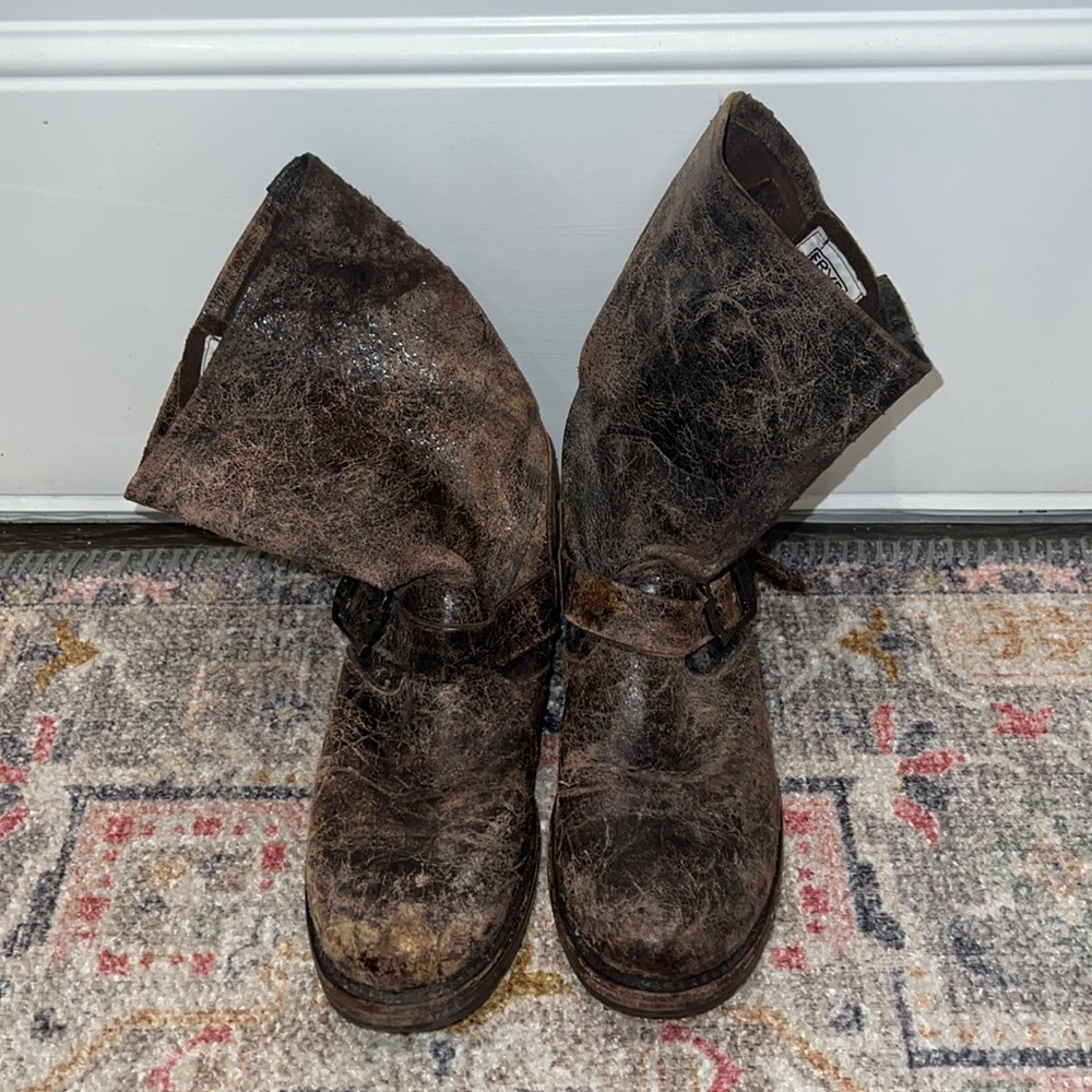 Frye Distressed Boots
